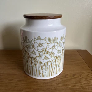 Vintage 1970s Hornsea Pottery Fleur Very Large Storage Jar Excellent  - Picture 1 of 13