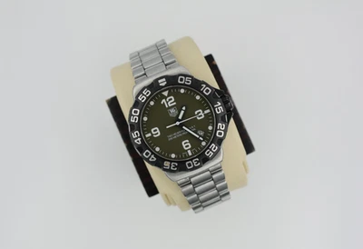 Tag Heuer WAH1113.BA0858 Mens Formula 1 Professional Watch Khaki Green Silver - Image 1 of 4