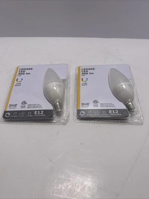 IKEA LED Bulb Dimmable 6W LEDARE E12 400 Lm Warm 202.671.59 LED1516C6 - Image 1 of 4