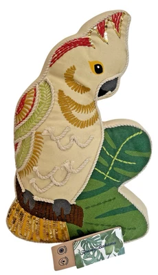 Tommy Bahama Cockatoo Tropical Indoor/Outdoor Pillow 18" NEW Beach House Porch - Image 1 of 4