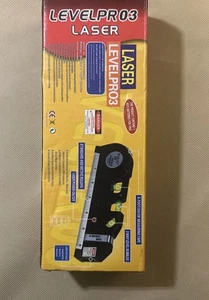Herramienta de medición multiusos Fixit Laser Level Pro 3 con cinta de 8 pies NUEVA en caja - Imagen 1 de 9
