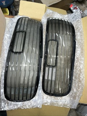 Smoke Rear Tail Light Cover Frames For 1991-1996 Chevy Impala & Caprice - Image 1 of 4