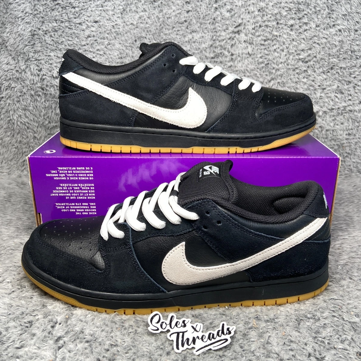 Nike SB Dunk Low Pro Black for Sale | Authenticity Guaranteed | eBay