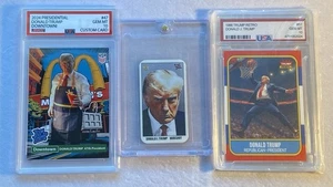 Lot of 3 multi Donald Trump non-sport trading cards Graded 10 Downtown Rare Pop - Picture 1 of 8