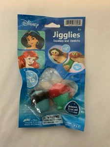 NEW Disney Jigglies 2 pack, SQUEEZY AND STRETCHY, TIANA & RAPUNZEL - Picture 1 of 2