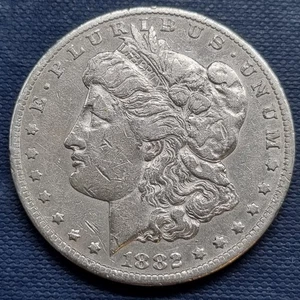 1882 CC Morgan Dollar $1 Silver Carson City Better Grade XF - AU #93756 - Picture 1 of 2