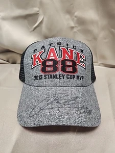 Patrick Kane 88 Chicago Blackhawks Autographed Hat PSA - Picture 1 of 9