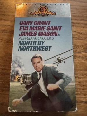 North by Northwest (VHS, 1959) Eva Marie Saint, Cary Grant, Alfred Hitchcock - Image 1 of 4
