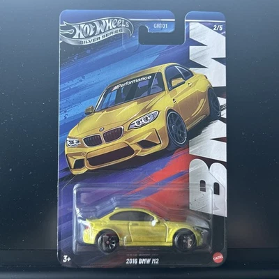 HOT WHEELS SILVER SERIES BMW 2016 BMW M2 - Image 1 of 2