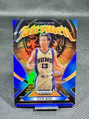 2024-25 Panini Prizm Negro Steve NASH Talismos Azul Prizm/199 Foto 1 de 2