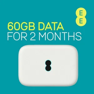 Router portátil inalámbrico precargado EE PAYG 4G Mobile WiFi 60 GB - Imagen 1 de 8