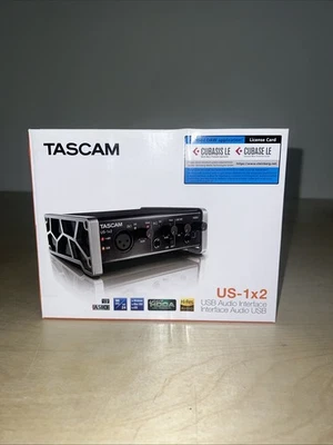 Tascam US-1x2 USB Audio/MIDI Interface w/Microphone Preamps iOS Compatibility-UC - Image 1 of 4