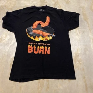 Howl's Moving Castle Her Universe Women’s Large T-Shirt May All Your Bacon Burn - Picture 1 of 7