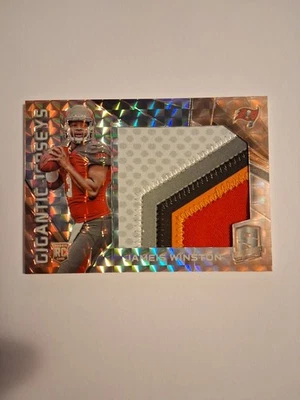 Camiseta deportiva Spectra Jameis Winston Gigantic Materials 2015 parche de 5 colores RC #3/3 # Foto 1 de 3