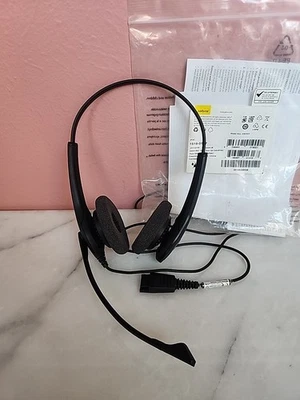 Auriculares con cable Jabra BIZ 1500 Duo QD HSC023 - Micrófono con cancelación de ruido - Centro de llamadas Foto 1 de 4
