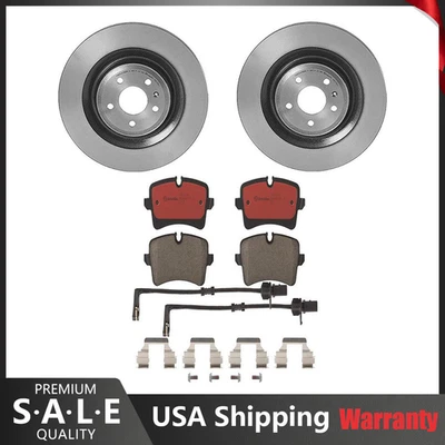 Brembo Rear Brake Kit PVT 356mm Disc Rotors & Ceramic Pads For Audi S6 S7 13-18 - Изображение 1 из 4