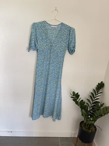 FAITHFULL THE BRAND Daija Cottagecore Floral Midi Dress Size 4 - Picture 1 of 12