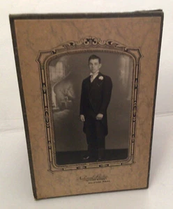 Antikes Kabinettfoto Portrait junger Mann Anfang 1900 - Bild 1 von 8