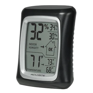 Indoor Digital Thermometer & Hygrometer with Temperature and Humidity Gauge (003 - Picture 1 of 12