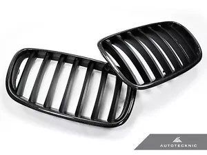 AUTOTECKNIC REPLACEMENT CARBON FIBER FRONT GRILLE - BMW E70 X5 X5M E71 X6 X6M - Foto 1 di 1