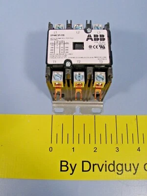 ABB DP40C3P-F/B Definite Purpose Contactor; 3-Pole; 40A; 240VAC; DP Series - Image 1 of 4