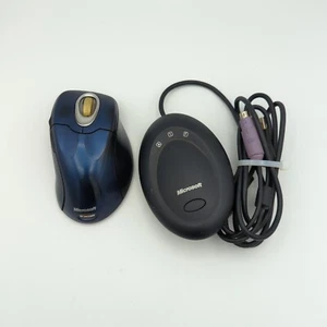 Microsoft Wireless IntelliMouse Explorer 2.0 Mouse Model 1007 W/Receiver *Read* - Picture 1 of 16