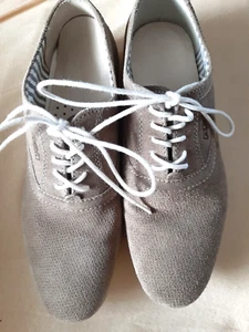 Schuhe, elegante Halbschuhe, Schnürschuhe, graubraun, Gr. 40 - Bild 1 von 4