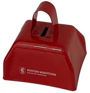 Genuine 2025 Boston Marathon Commemorative Red Cow Bell BAA - SHIPS FREE -NEW - Picture 1 of 5