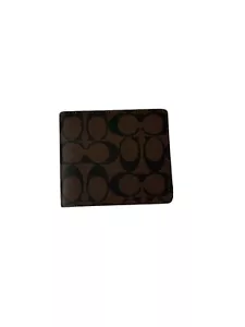 Coach F66551 Bifold Canvas Wallet - Brown - Picture 1 of 2