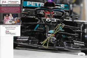 Signed George Russell Mercedes Racing Formula 1 8x10 Photo #1 JSA Authentication - Picture 1 of 5