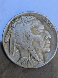 1931-S Buffalo Nickel Condition Tough Coin 5 Cents - Picture 1 of 4