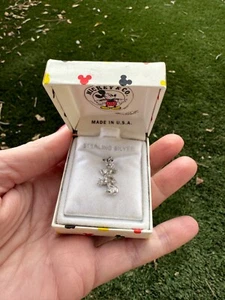 Disney Mickey & Co Van Dell Sterling Silver Minnie Mouse Charm in original box - Picture 1 of 6