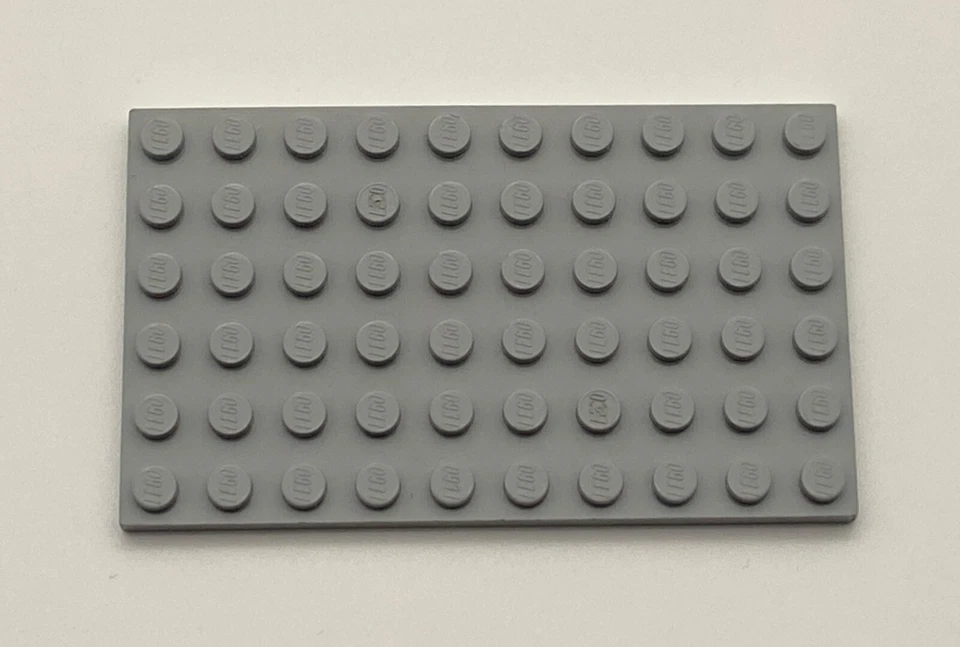 LEGO® 1x Platte Bauplatte 6x10 flach 3033 neu hellgrau  - Bild 1 von 1