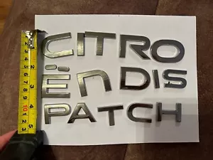 Genuine CITROEN DISPATCH REAR DOOR BADGE Logo Letters 2024 Model - Picture 1 of 6