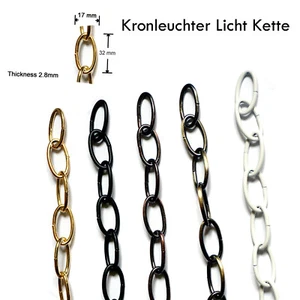 Kronleuchter Licht Kette 32mm x 17mm Für Beleuchtung Decken Lampen Hängelicht - Bild 1 von 9