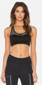 Reggiseno sportivo MICHI blu e nero nuovo con etichetta taglia L - Foto 1 di 10