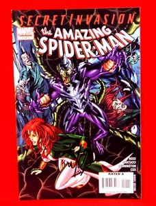 THE AMAZING SPIDER-MAN #1 SECRET INVASION SIGNED BY ARTIST MIKE MCKONE - Picture 1 of 6