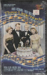 Three Little Words: 1950 Fred Astaire Red Skelton [NEW VHS Large Clamshell Case] - Picture 1 of 2