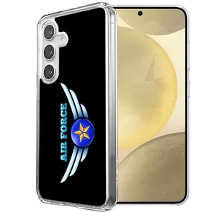 For Samsung Galaxy S (S25,S24,S23,S22,S21),Slim Cover,US Air Force 3 Print,USA - Picture 1 of 26