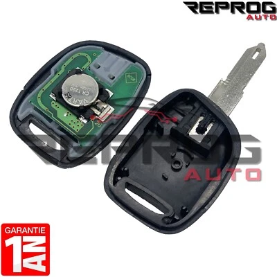 CLÉ VIERGE RENAULT CLIO II PH2 TÉLÉCOMMANDE 1 BOUTON 8200067907 8200100173 PLIP - Immagine 1 di 3
