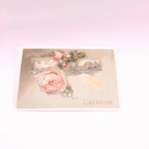 Antique Victorian Trade Card Lavarine Washing Compound San Francisco CA - Picture 1 of 5