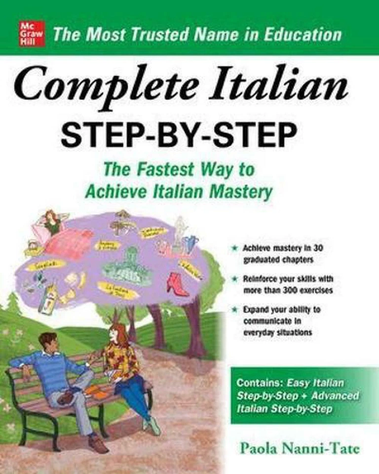 Complete Italian Step-by-step by Paola Nanni-tate (English) Paperback Book - Image 1 of 1