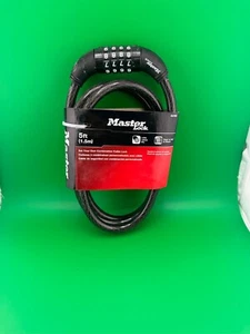 Masterlock 5Ft Combination Cable lock - Picture 1 of 3