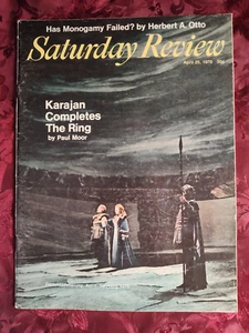 Saturday Review April 25 1970 HERBERT VAN KARAJAN PAUL MOOR HERBERT A. OTTO - Picture 1 of 1