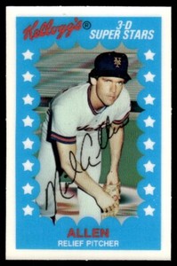 1982 Kellogg's Neil Allen New York Mets #20