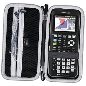 Hard Storage Travel Case, for Texas Instruments TI-84 Plus CE/TI-84 Black - Picture 1 of 7