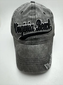 VIRGINIA BEACH WOMENS ADJUSTABLE STRAPBACK BASEBALL HAT/CAP, OUTDOOR/TRAVEL GR63 - Picture 1 of 4