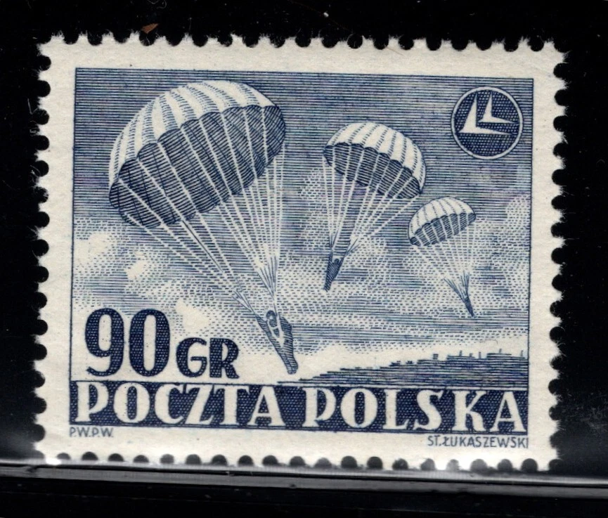 Centational Topical Poland SN PL 557 MDG - Militar/Paracaídas Foto 1 de 1
