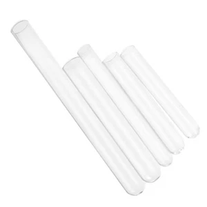 50 Pcs Glass Test Tube Clear Scientific Experiments Tubes Propagation - Picture 1 of 12
