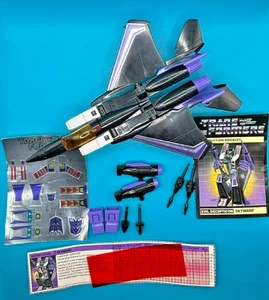 1985 SKYWARP 100% COMPLETE w/TECH SPEC G1 TRANSFORMERS UNUSED HIGH GRADE - Picture 1 of 5
